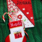 Journal Cover and Stocking Gift Card Holder
