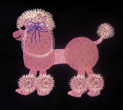 Poodle Embroidery Design - Free Embroidery Designs, Embroidery