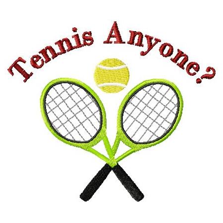 TENNIS Embroidery Design | Omas Place Embroidery Designs