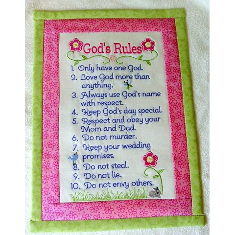 Commandments for Girls
