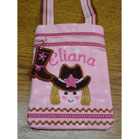 Cowgirl Purse & Hair Clip Set
