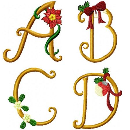 Elegant Christmas Monogram