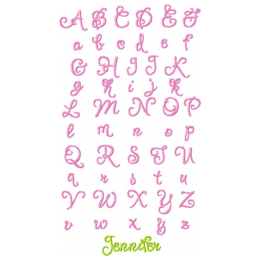 girly lettering