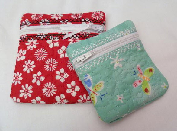 Zippered Coin Purses Zippered Coin Purses
