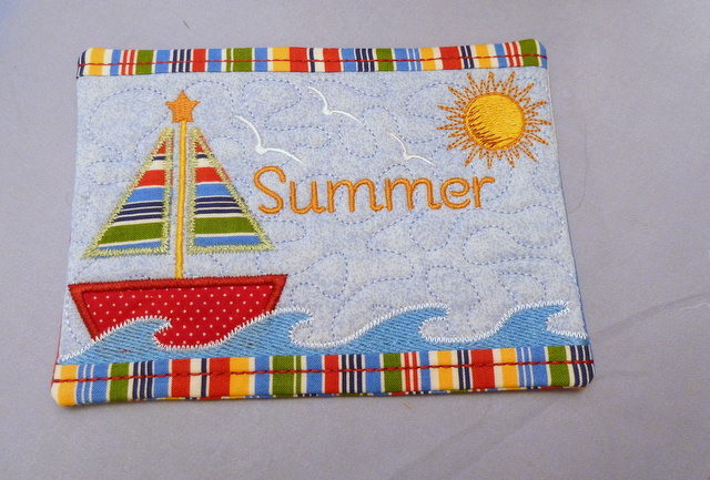 Mug Rug Summer Mug Rug Summer