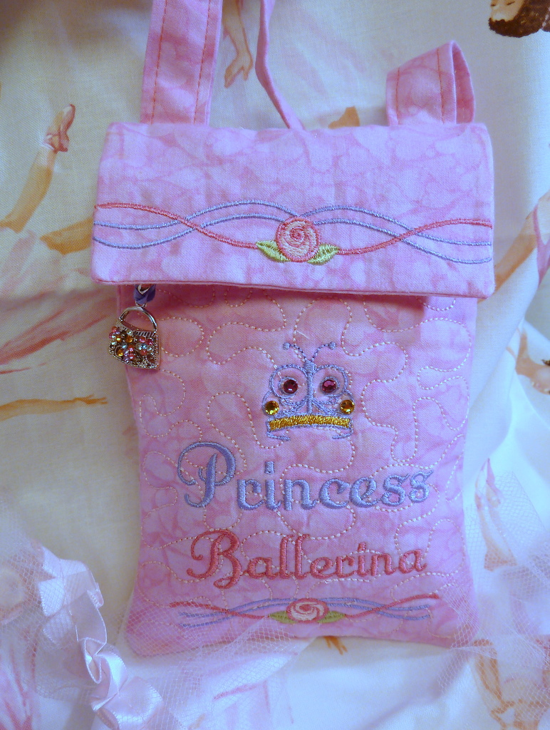 Princess Ballerina Purse (5×7)