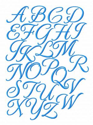 Swirls and Curls Alphabet (Normal) Swirls and Curls Alphabet (Normal)