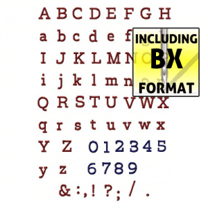 Classic Block ½”  Alphabet (updated)