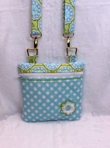 Trendy Flower Purse for XL hoops (ITH)