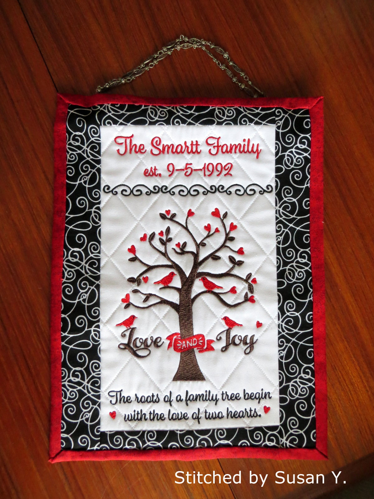 Family Tree Quilt (7×12 hoops) · Oma's Place