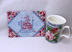 Tea-rrific Mug Rug