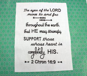 2 Chronicles 16:9