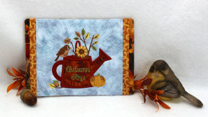 Autumn Applique Mug Rug