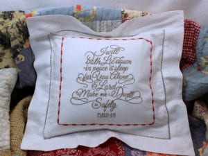 Psalm 4:8 Single (7×7)