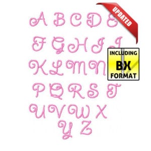 2″ Twinkle Star Embroidery Font