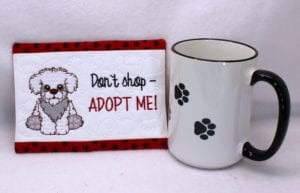 Doggie Mug Rug