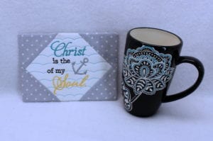 Christ is the Anchor Mug Rug (5×7)