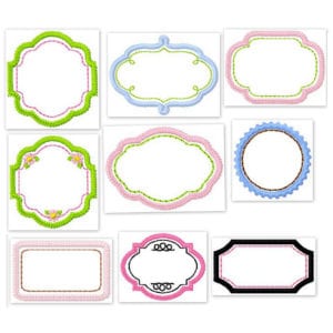 Plain Label Set (9 labels!)