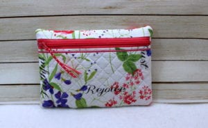 Quilted Zip Bag (5×7)