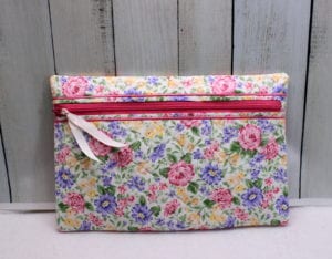 Quilted Zip Bag (7×11)