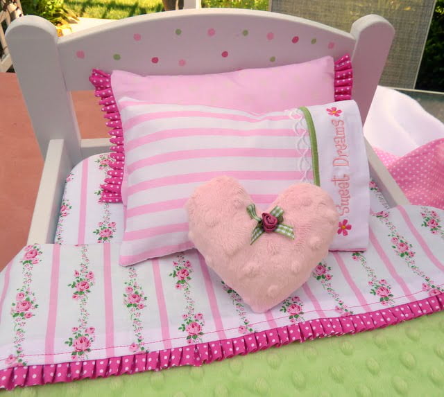 bedding for doll beds