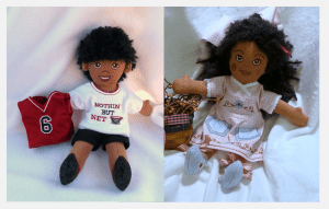 Daisy and Dejon Rag Doll