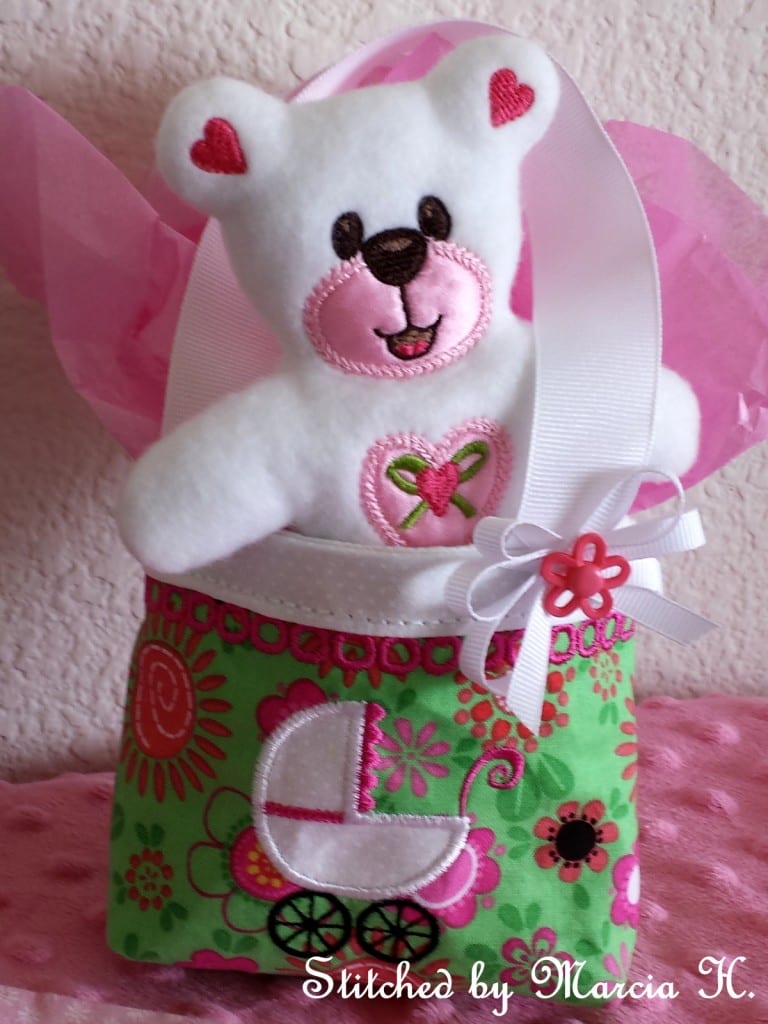 Baby Girl Gift Bag Updated Technique! · Oma's Place