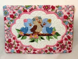 Spring Birdies Mug Rug (5×7)