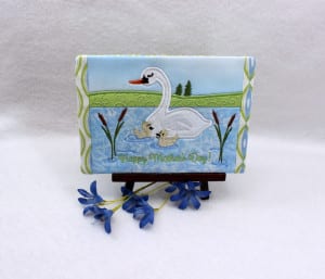 Swan Mug Rug