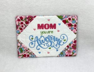 Awesome Mom Mug Rug