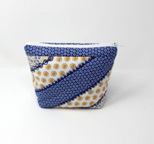Top Zippered Stripes Bag