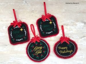 Felt Ornaments Set 2 (4×4)