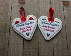 Memorial Ornaments (4×4)