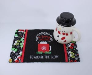 Merry Christmas Mini Placemat (8×12)