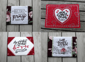 Inspirational Mug Rug Set 1