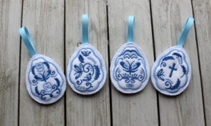 Easter Felt Ornaments (4×4)
