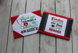 Frontline and Warrior Mug Rug Combo