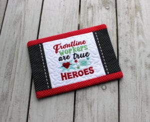 Frontline Mug Rug (5×7)