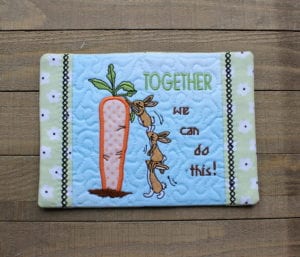 Together Mug Rug