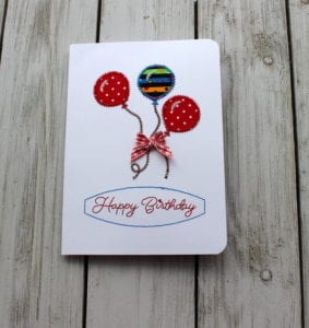 Balloon Birthday Card