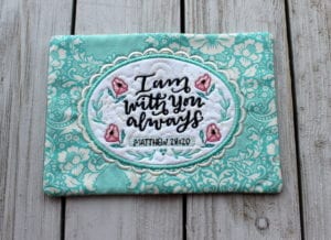 With You Mug Rug (5×7)