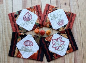 Autumn Mug Rug Set