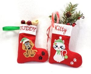 Christmas Cat & Dog Stockings Combo (5×7)