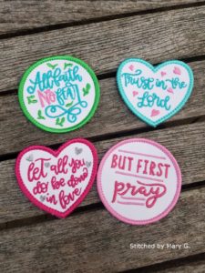 Inspirational Patches Set (4×4)
