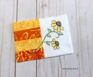 Daisy Mug Rug (5×7)