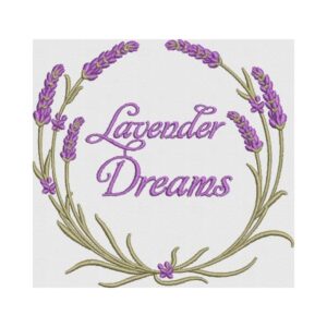 Lavender Wreath (5×7)