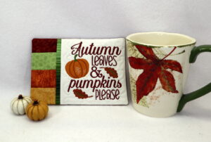 Autumn Leaves Mug Rug