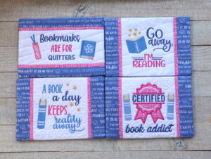 Bibliophile Mug Rug Combo