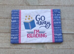 Go Away Mug Rug (5×7)