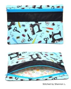 Vinyl Zippered Bag (7×11)